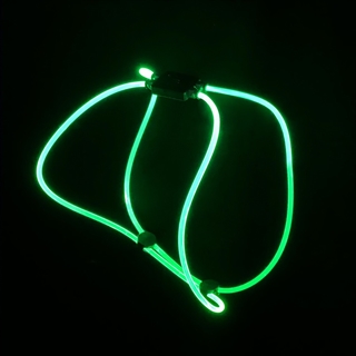 Løbevest med lys til løbere og cyklister - Grønt lys